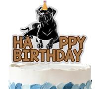 Cane Corso Birthday Cake Topper - Glitter Cane Corso Dog Party Decorations For Dog Theme Birthday Party Cake Décor