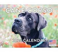 Cane Corso Calendar 2026 Monthly