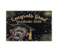 Cane Corso Dog Congrats Grad Jigsaw Puzzles for Adults 1000 Piece, Puppy Diploma Cap Wooden Puzzles, Class of 2026 Printed Decor for Entertainment Creative
