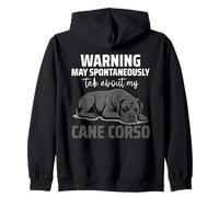 Cane Corso Dog Zip Hoodie