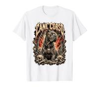 Cane Corso Heavy Metal Rock Dog Lover Value Graphic T-Shirt, Men, White, XL
