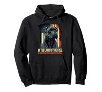 Cane Corso Italian Mastiff Dog Patriotic USA American Flag Pullover Hoodie
