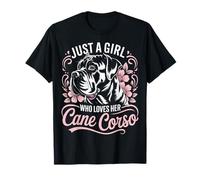 Cane Corso Just A Girl Who Loves Her Cane Corsos Dog T-Shirt
