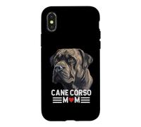 Cane Corso Mom - Black Italian Mastiff Graphic Dog Owner Case for iPhone X/XS