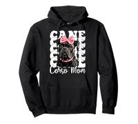 Cane Corso Mom Dog Mama Mother's Day Coquette Bow Pink Pullover Hoodie