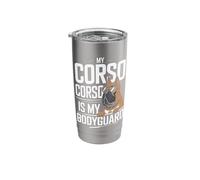 Cane Corso My Cane Corso is My Bodyguard Stainless Steel Insulated Tumbler