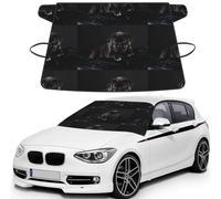 Cane Corso Pets Puppy Black Cane Corso, Car Windshield Cover, Protective Windscreen Cover - Snow Ice Sun UV Dust Water Resistant - Fit for Most Cars