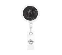 Cane Corso Pets Puppy Black Cane Corso, Retractable Badge Holder,Badge Reels Holder with ID Clip Alligator Clip