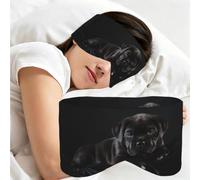 Cane Corso Pets Puppy Black Cane Corso, Sleep Mask for Home Travel, Full Eye Covers Light Blocking Eye Mask Sleep Eye and Ear Muffs