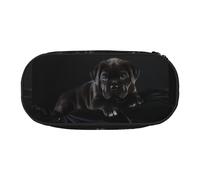 Cane Corso Pets Puppy Black Cane Corso,Small Pencil Case Large Capacity Pencil Pouch Office Stationery Organizer