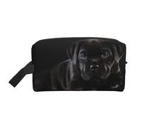 Cane Corso Pets Puppy Black Cane CorsoLarge Capacity Cosmetic Organizer，Travel Makeup Bag for Women