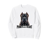 Cane Corso Portrait Power With Heart Sweatshirt