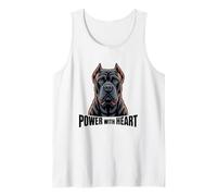 Cane Corso Portrait Power with Heart Tank Top
