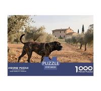 Cane Corso Puzzle 1000 Pieces Adults Teens Decorative Hobby Entertainment Pet Dog Gift Ready Eco Board 38x26cm/1000pcs