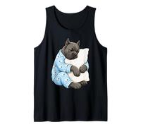 Cane Corso Sleeping in Cute Pajamas Sleep Dog Tank Top