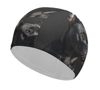 Cane Corso Swim Cap Soft Bathing Caps High Elasticity Unisex Lightweight Swimming Hat