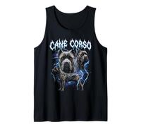 Cane Corso Vintage 90s Heavy Metal Style Dog Cane Corso Tank Top