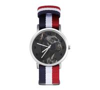 Cane Corso Wrist Watches with Scale for Men Women Casual Braided Strap Easy Reader for Work Workout