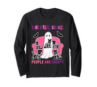 Cane Corsos Funny Joke People Creepy Halloween Boo Owner Long Sleeve T-Shirt