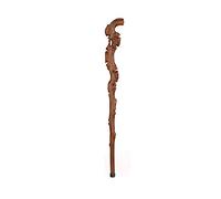 Cane Elderly Crutches Solid Wood Walking Stick Fine Carving Implied Auspicious Elderly Supplies Walker 90 cm Long 4 Styles Easy to truncate beautiful scenery