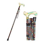 Cane Floral Folding Cane Women's Deluxe Adjustable Walking Stick for Both Men and Women(4)