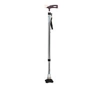 Cane for The Elderly Retractable Lightweight Folding Outdoor Slim Hiking Stick Aluminium Mini(Silver)