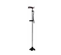 Cane for The Elderly Retractable Lightweight Folding Outdoor Slim Hiking Stick Aluminium Mini(Silver)