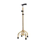 Cane for The Elderly with A Four-Legged, Lightweight and Non-Slip Multifunctional for The(Gold)