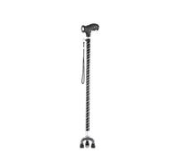 Cane for The Elderly with Fracture Three-Legged for The Lightweight Non-Slip Multifunctional with Light(Black)