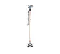 Cane Fracture Crutch Three Legged Elderly Four Lightweight Non-Slip Multifunctional Eight(Pink)