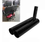 Cane Holder for Mobility Scooters Double Tube Stainless Steel Cane Holder for Walkers Elderly Wheelchairs Prevent Stick Chafing Secure Attachment for Umbrellas