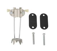 Cane Ice Tip Attachment, 5-Prong Ice Grip for Walking Sticks Crutches and Trekking Poles Non Slip Metal Spike for Winter Snow Safety Mobility Aid