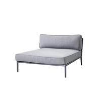 Cane-line Conic modular sofa Light grey daybed in ushions