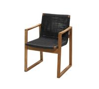 Cane-line Endless armchair Dark grey, teak frame
