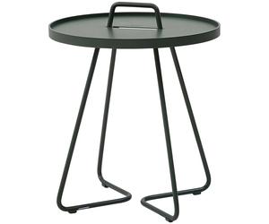 Cane-line - On The Move Side Table Small, Dark Green - Dark Green