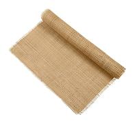 Cane Rattan Webbing Roll, 3.28ft x 13.8inch Woven Open Rattan Mesh Natural Rattan Webbing for Caning Projects Square Hollow Wide Rattan for DIY Crafts Cabinet Chair Furniture