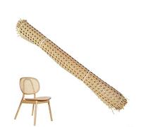 Cane Rattan Webbing Roll, Wicker Cane Strap, Rattan Mesh Roll Sheet Webbing Caning Material for Chairs Kit Multi-size Options