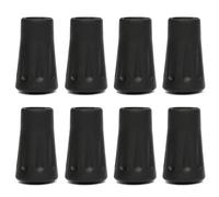 Cane Tips, 8PCS 1.6'' Plastic Hiking Poles Tips with Metal Reinforced Washer Anti-Skid Walking Stick Replacement for Paved Trails, Rocky Paths and Sidewalks