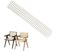 Cane Webbing Rattan Roll, Woven Open Rattan, Rattan Wicker, Furniture Viennese Wicker, for Caning Projects, Home Decoration, White, 40 x 100 cm