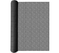 Cane Webbing Roll, 24 Inch Width 6.6 Feet Length Black RattanCane Webbing ,Plastic PE Cane Rattan Webbing,Hexagon Rattan Fabric for Furniture Basket Repair DIY Weaving Repair Cabinet Refurbishment