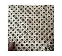 Cane Webbing Woven,Rattan Sheet 35cm Width Natural Cane Webbing Wicker Grid Rattan Roll Weaving Repair Material for Chair Cabinet Furniture Decor(Original Green,35x40cm)