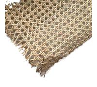 Cane Webbing Woven,Rattan Sheet Natural Rattan Material Real Ratan Cane Webbing Roll Wicker Sheet 40-50cm Width for Chair Table Furniture DIY(Original,45x70cm)