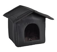 Caneem Outdoor Cat House Weatherproof, Cat House, Outdoor Cat Bed, Thickened Weatherproof Outdoor Cat Tent, Portable Folding Winter Pet Shelter for Feral Cats Outdoor Stray Cats Small Dogs