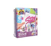 Canenco Disney Stitch - Stencil Book - Colouring and Activity Book for Children - Color & Create Colouring Book with Pens, Stickers & Templates (ST24356V)