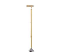 Canes Elderly Crutches Aluminum Alloy Small Three- Foot Cane with Anti- Skid Folding Foot Crutches,A It's so kind of you