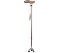 Canes Walking Stick Walking Cane Holder Walking Stick Crutch For Old Man Elderly Telescopic Stable Non Slip Lightweight Height Adjustable With 3 Feets And Led Light Brown Walking Sticks For Men Or Wom