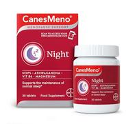 CanesMeno Menopause Support Night 30 Tablets, containing Hops, Ashwagandha, Vitamin B6 and Magnesium