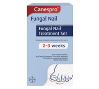 Canespro Fungal Nail Treatment Set for Toenails | Plasters & Nail Scraper Included