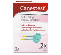 Canesten Canestest Self Test for Common Vaginal Infections | Twin Set | 2X Swabs | Helps to Diagnose Bacterial Vaginosis