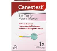 Canestest Self Test for Common Vaginal Infections; Helps To Diagnose Bacterial Vaginosis. From the Makers of Canesten